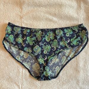 Victoria's Secret paisley print hipster panties